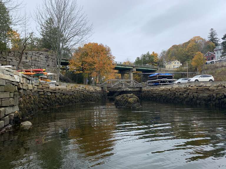 Goose River (Rockport Harbor) near mouth
