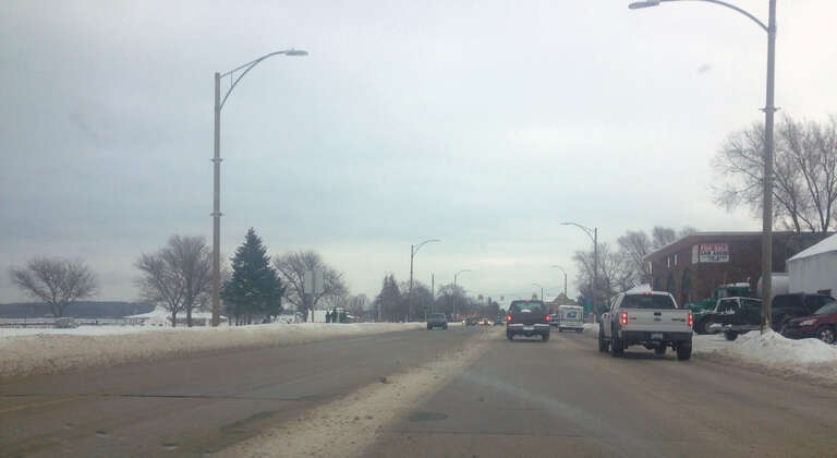 US 31/M-37/M-72 (Grandview Parkway) in Traverse City, Michigan
