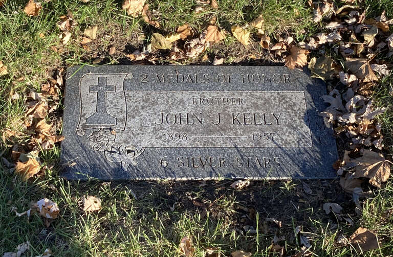 Grave of John Joseph Kelly (1898–1957) at All Saints Cemetery, Des Plaines