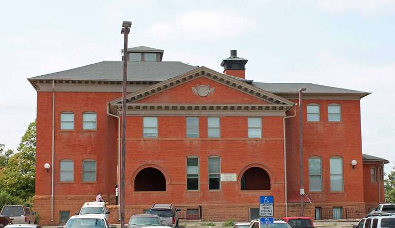 The Greeley High School and Grade School, located at 1015 8th Street in Greeley, Colorado.