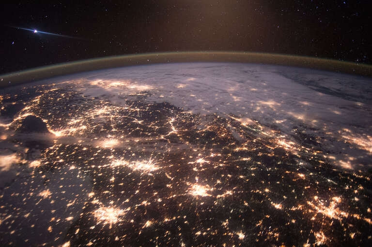 View of Earth taken during ISS Expedition 45.