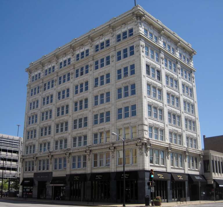 The J.M.S. Building in South Bend, IN (1910). It was built for John Mohler Studebaker in the style of the 1893 Columbian Exposition.