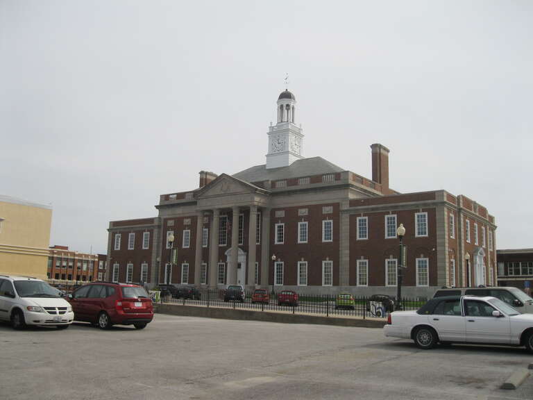 Jackson County Courthouse in Independence, Missouri, listed on the National Register of Historic Places.