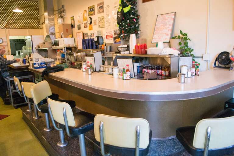 A lunch counter cafe operating since 1932 in Vancouver, Washington