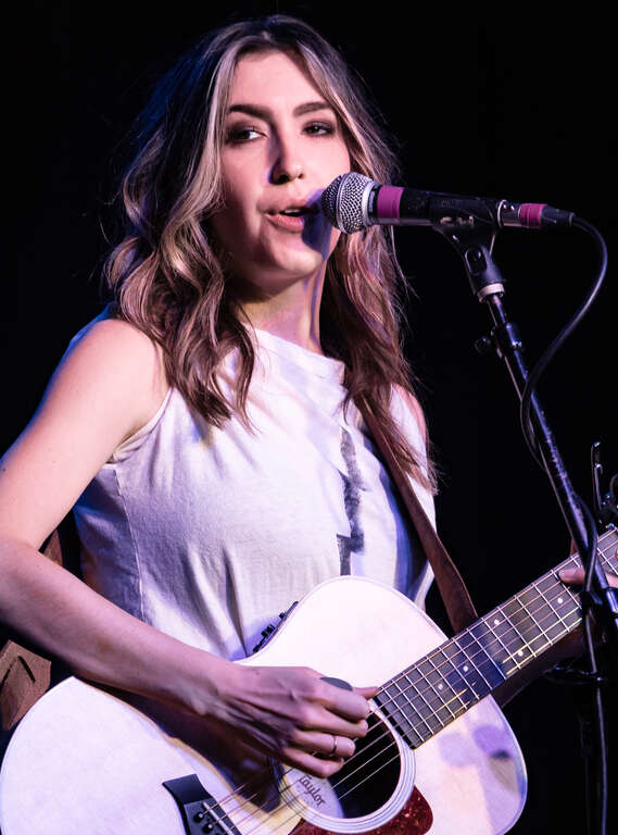 Kate Voegele performing live (with Tyler Hilton) at the Coach House in San Juan Capistrano, Orange County, California, on Sunday, February 18, 2018.