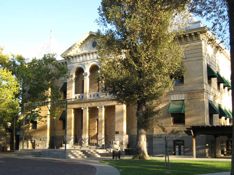 Kings County Courthouse — Hanford, California.
Built in 1896, on the National Register of Historic Places.