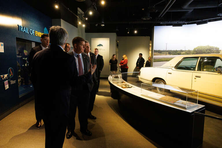 4 May 2022  -Oklahoma City, OK - U.S. Secretary of Labor Marty J. Walsh, Rep. Thomas Cole and Mayor David Holt visit the Oklahoma City National Memorial.

Official Department of Labor Photograph***Photographs taken by the federal government are