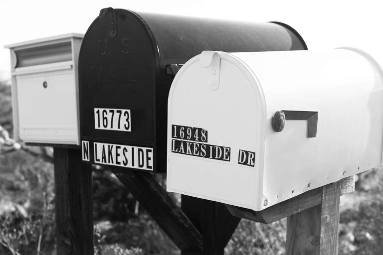 500px provided description: Arizona [#film ,#black and white ,#photo ,#art ,#black ,#mailbox ,#photography ,#side ,#Lake]