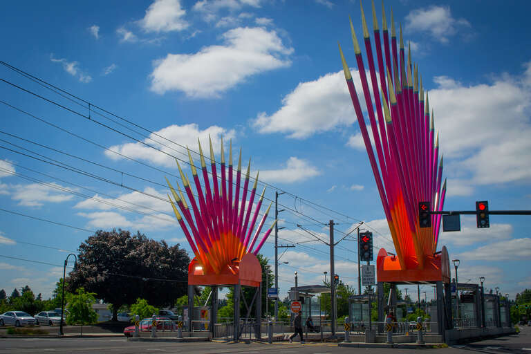 Portland's Rockwood MAX Station