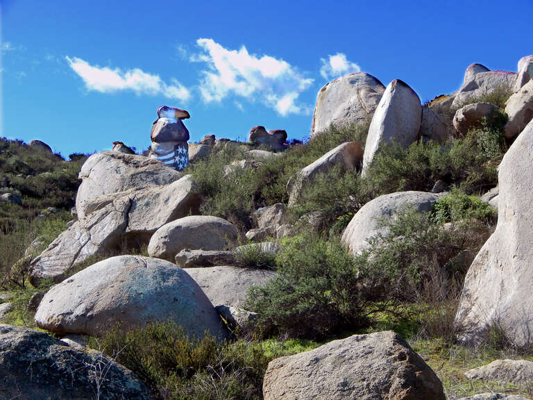 Eagle Rock (semi-official name), Newport Road and Murrieta Road, Menifee, California, USA, adjacent to Audie Murphy Ranch residential development