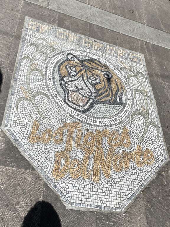 Mosaic Tribute to Los Tigres del Norte at Mexican Heritage Plaza, San Jose