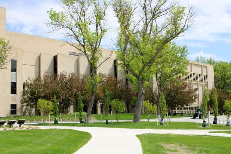 The Judicial Wing of the North Dakota State Capitol in Bismarck, North Dakota.