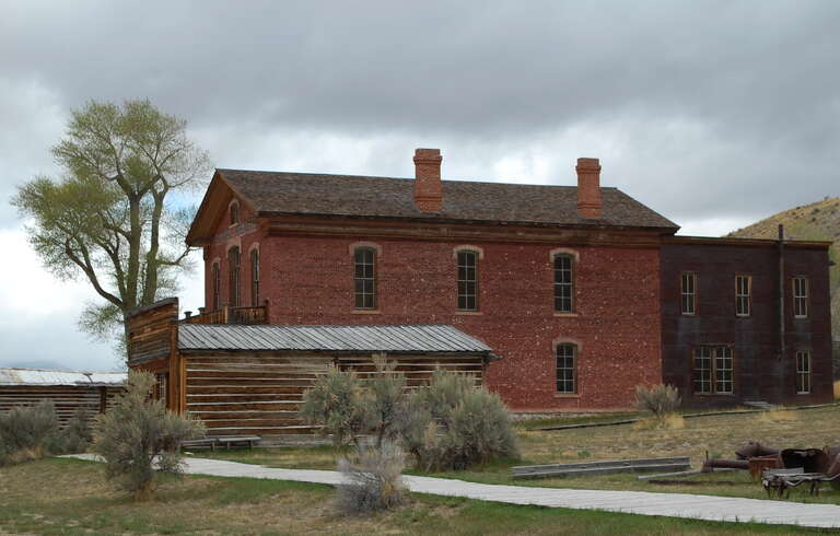 Along the Nez Perce National Historic Trail, Bannack State Park near Dillon, MT.  US Forest Service photo, by Roger Peterson