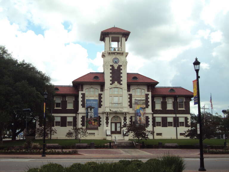 Old Lake Charles City Hall. Listed on the National Register of Historic Places.