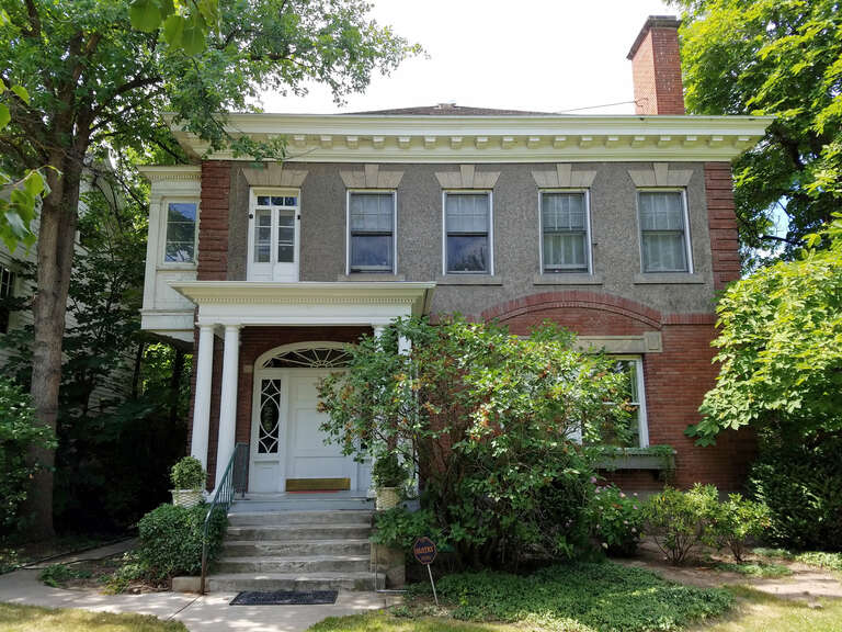 The Peter Sonna House (1911) is part of the West Warm Springs Historic District in Boise, Idaho.