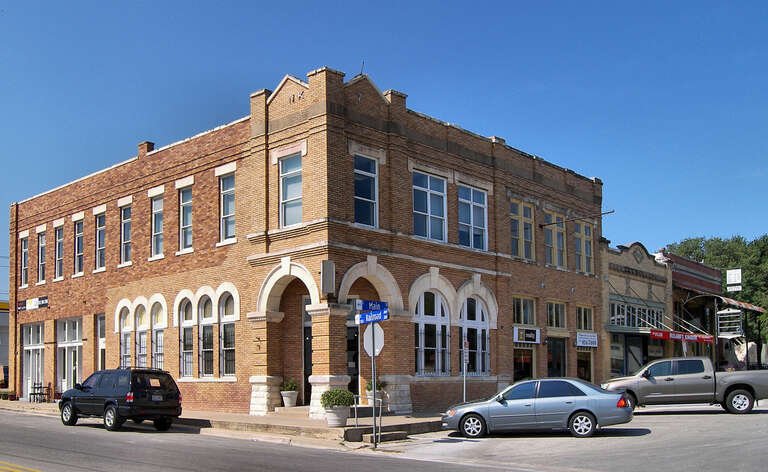 The East Main Street Historic District in Pflugerville, Texas, United States. The district was listed on the National Register of Historic Places on September 10, 2012.