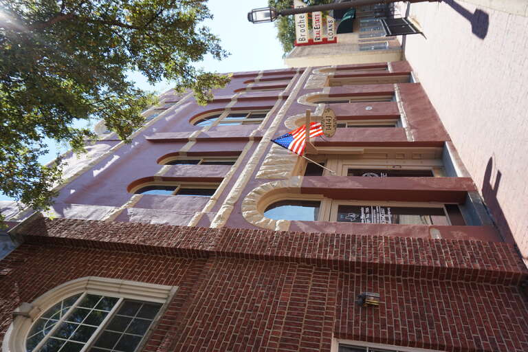 The Moore House (Plano Masonic Lodge) in Plano, Texas (United States).