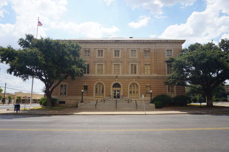 The O. C. Fisher Federal Building in San Angelo, Texas (United States).