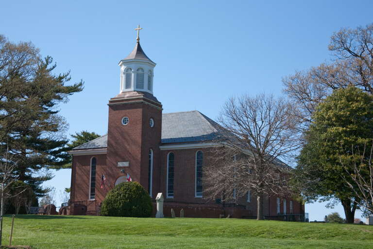 St. Paul's Episcopal Church, Rock Creek Parish was founded in the reign of Queen Anne, in 1712.