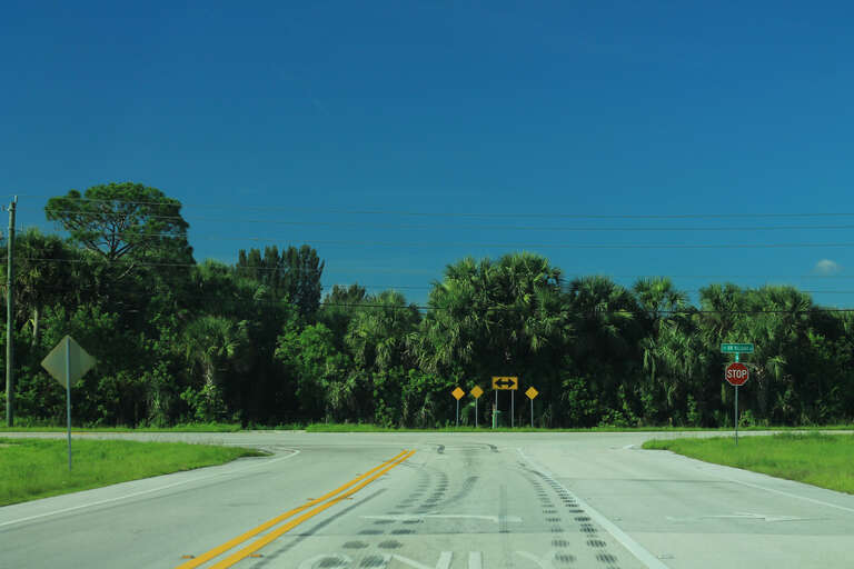 Ending at Malabar Road in Palm Bay, Florida.
