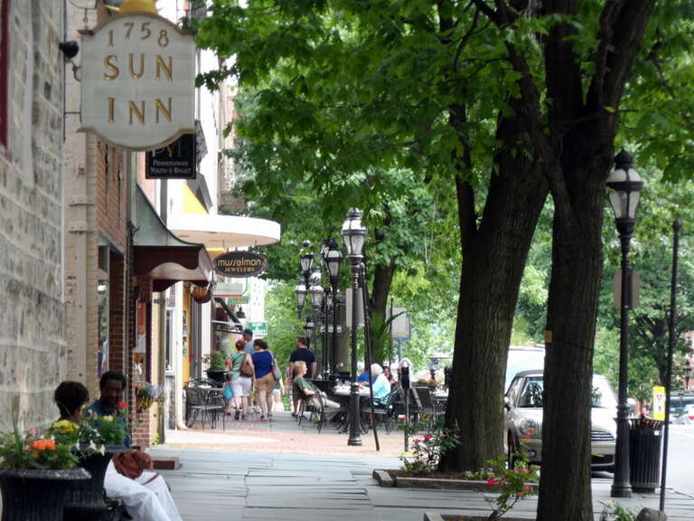 Moravian Sun Inn This photo shows the Sun Inn on Main Street.