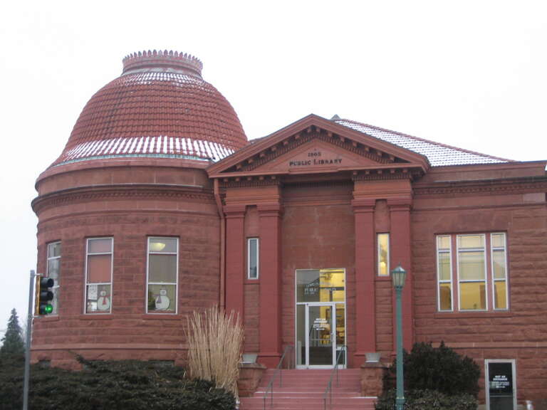 Sycamore Public Library, Sycamore, Illinois. National Register of Historic Places as part of the Sycamore Historic District