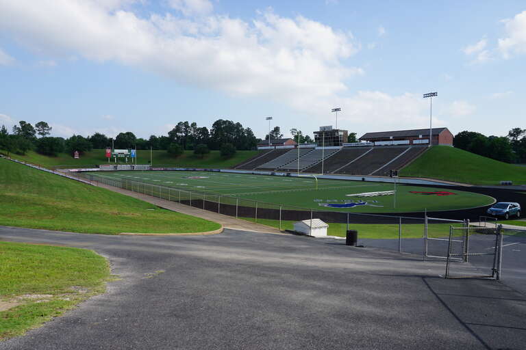 The Rose Stadium at the Rose Garden Center in Tyler, Texas (United States).