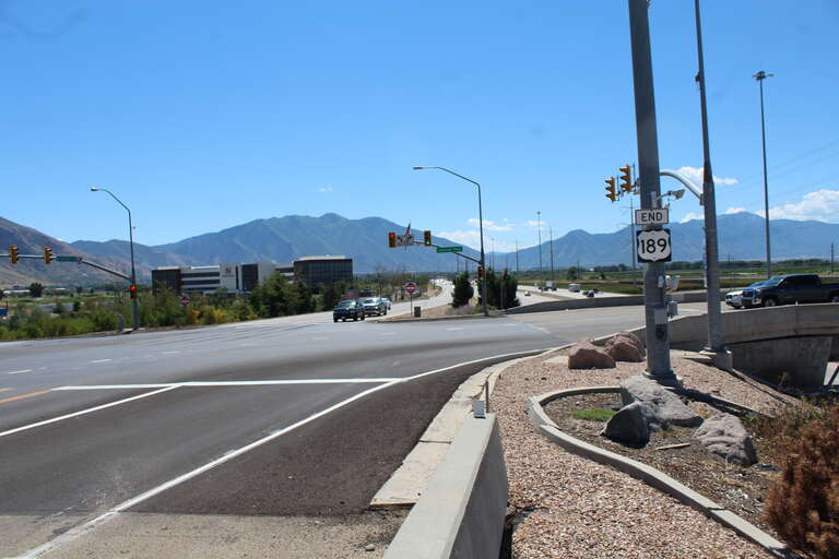 the Southern Terminus of U.S. Route 189 at Interstate 15 in Provo, Utah