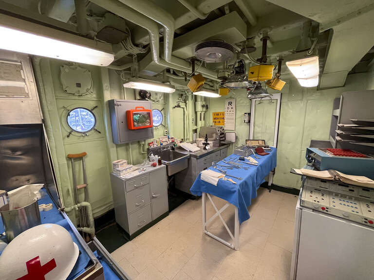 USS Turner Joy (DD-951) medical quarters