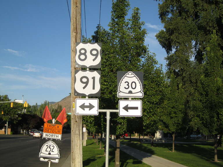 Updated SR-30 Shields at Merge with US-89/91