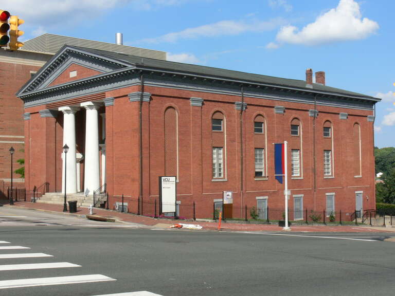 The old First African Baptist Church in Richmond, Virginia; on the National Register of Historic Places. The church building is now a property of VCU Medical Center, Medical College of Virginia.