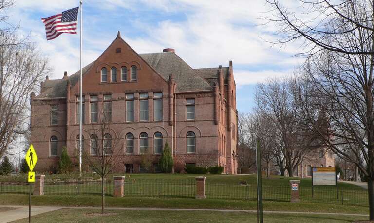 Federal Prison Camp, formerly Yankton College, in Yankton, South Dakota.