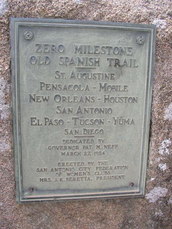 Zero Milestone, Old Spanish Trail