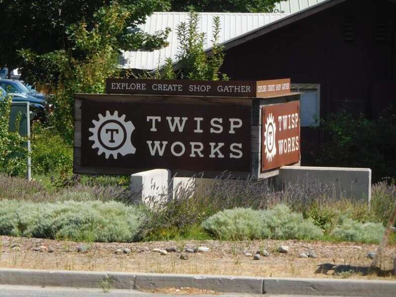 I discovered this little campus while passing through on my 2017 bicycle trip.  I ask a few questions of one of the entrepreneurs renting space there.  Turns out it started as a forest service facility that was no longer in use.  The city and some