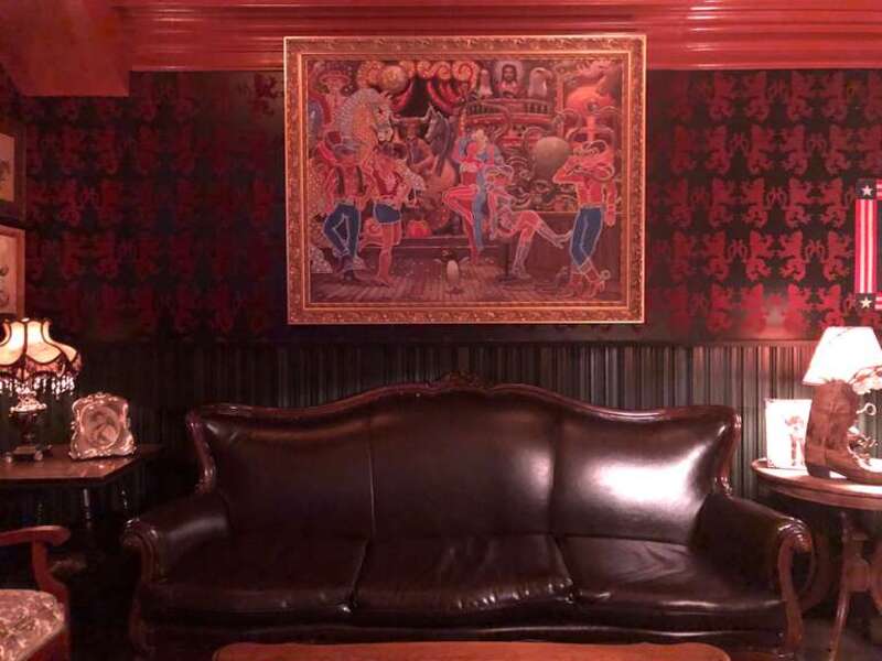 Lounge at the Atomic Saloon Show in Las Vegas, Nevada