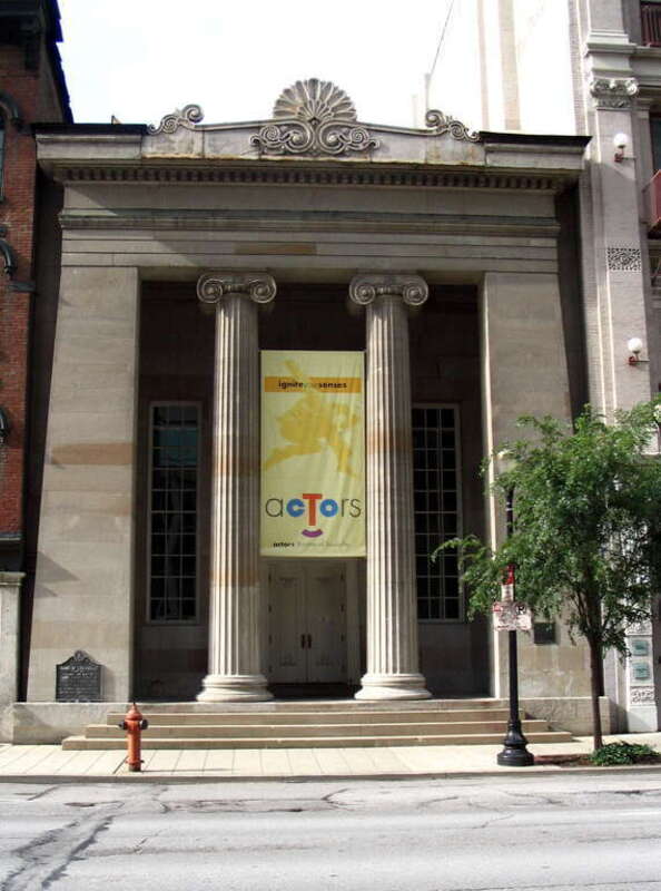 The Southern National Bank Building at 320 West Main in Louisville, Kentucky. Originally built in 1837 as the Bank of Louisville it now houses a community theater.