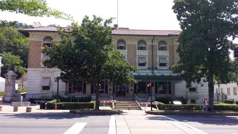 Fordyce Bathhouse on Bathhouse Row in Hot Springs, AR