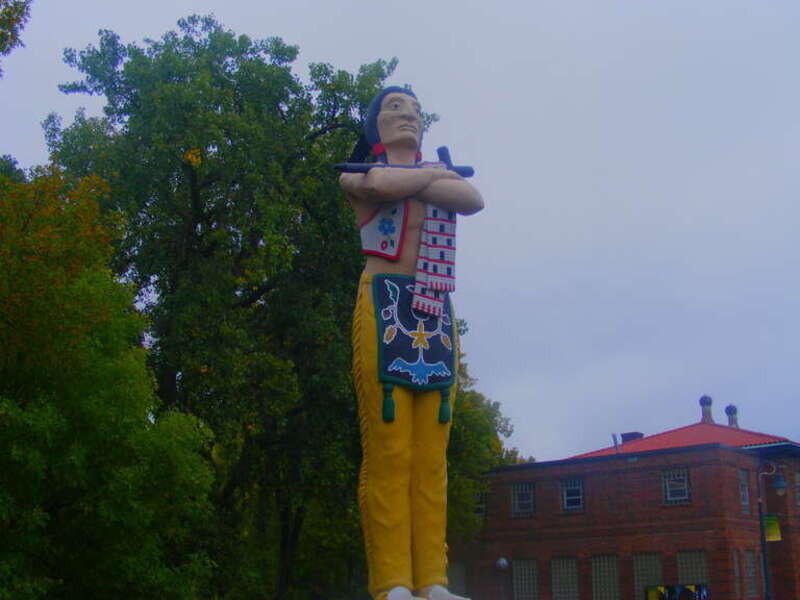 Chief Hiawatha statue