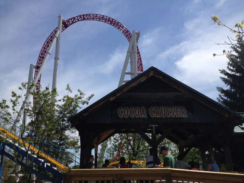 Cocoa Cruiser's station with Storm Runner in the background