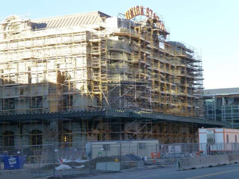 Denver Union Station under construction