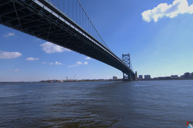 500px provided description: Dsc 0043 1 Jpg [#river ,#bridge ,#pier ,#manhattan bridge ,#camden ,#footbridge ,#ben franklin bridge ,#elevated walkway]