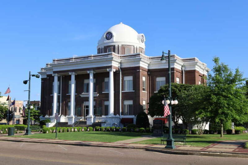 Dyer County Courthouse in Dyersburg, Tennessee in 2022