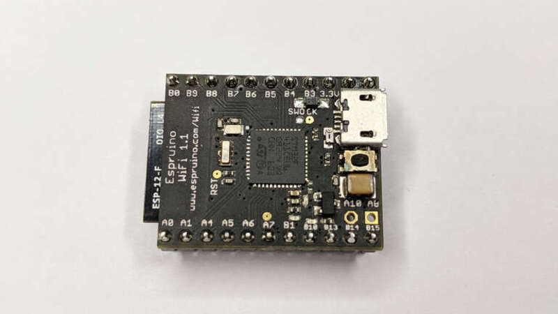 The Espruino WiFi development board.