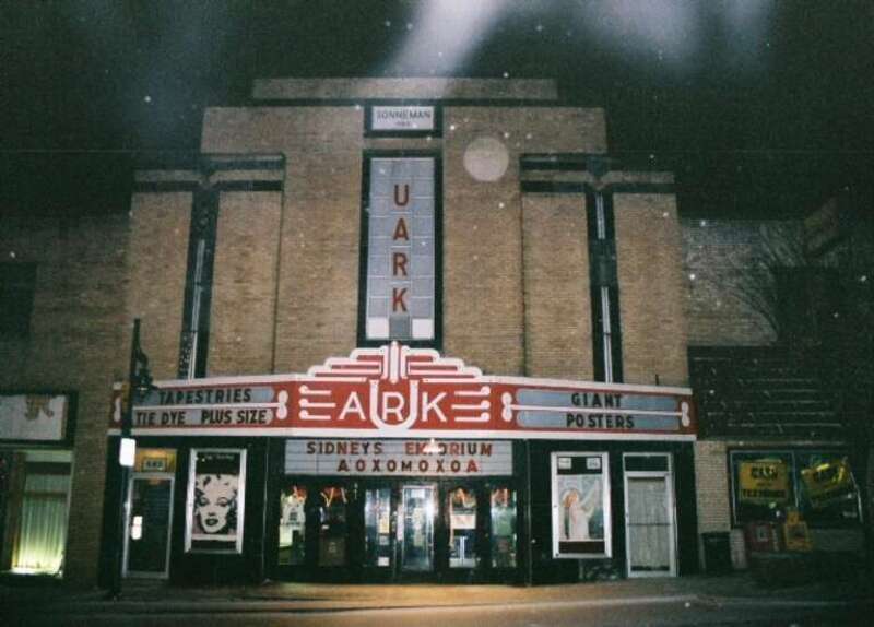 The old cinema at Dickson Street in Fayetteville, Arkansas.