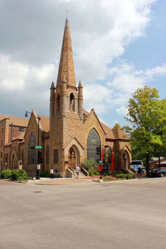 Grace Lutheran Church, 714 E. Capitol Ave., southeast corner with S. 7th St., Springfield, Illinois