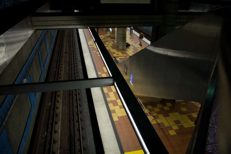 Hollywood/Vine trackway and platform