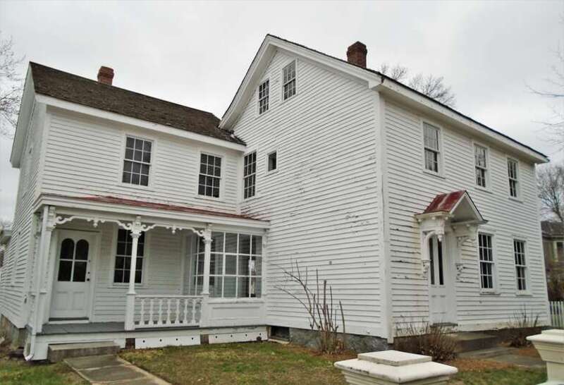 The Langworthy House at 49 Greenmanville Avenue in Mystic, Connecticut was built prior to 1837 and was expanded in 1849.  For 50 years it was a boardinghouse for laborers at the George Greenman &amp;amp; Co. shipyard.  The house is part of the Mystic