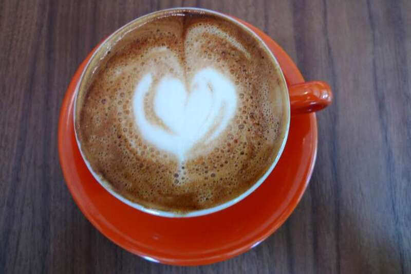 The cappuccino at Mix, N Main Street.