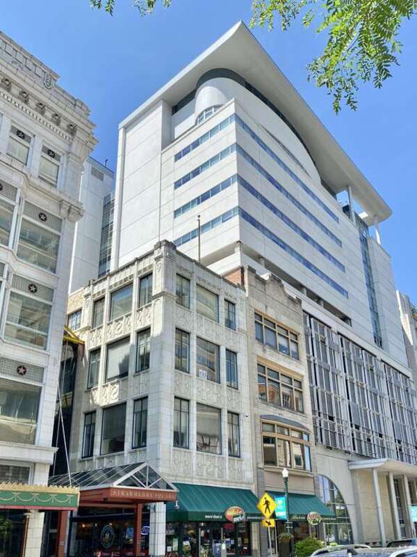 Built in the early 20th Century, these commercial buildings feature terra cotta exteriors, large window openings, revivalist trim details, decorative parapets, and ground floor retail storefronts.  The buildings are contributing structures in the Old