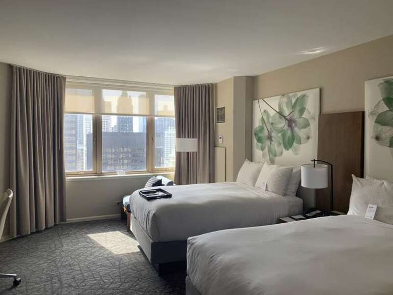 My room at the Fairmont Chicago